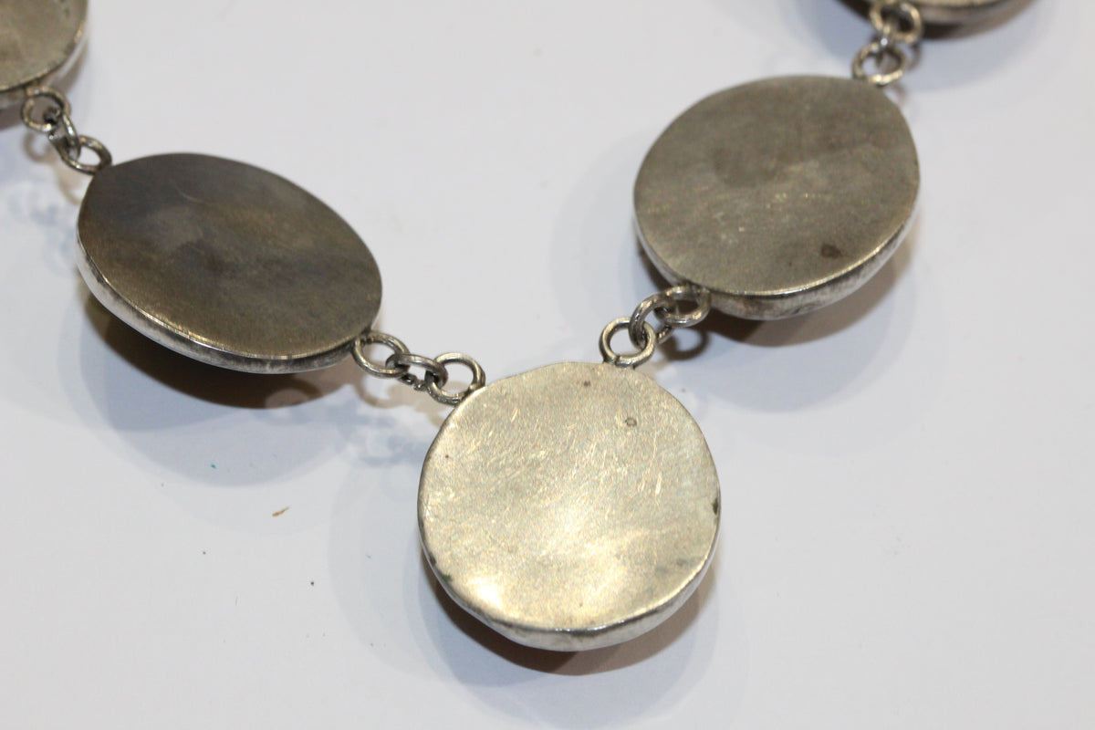 Vintage Cabochon "Cat's Eye" Operculum Necklace