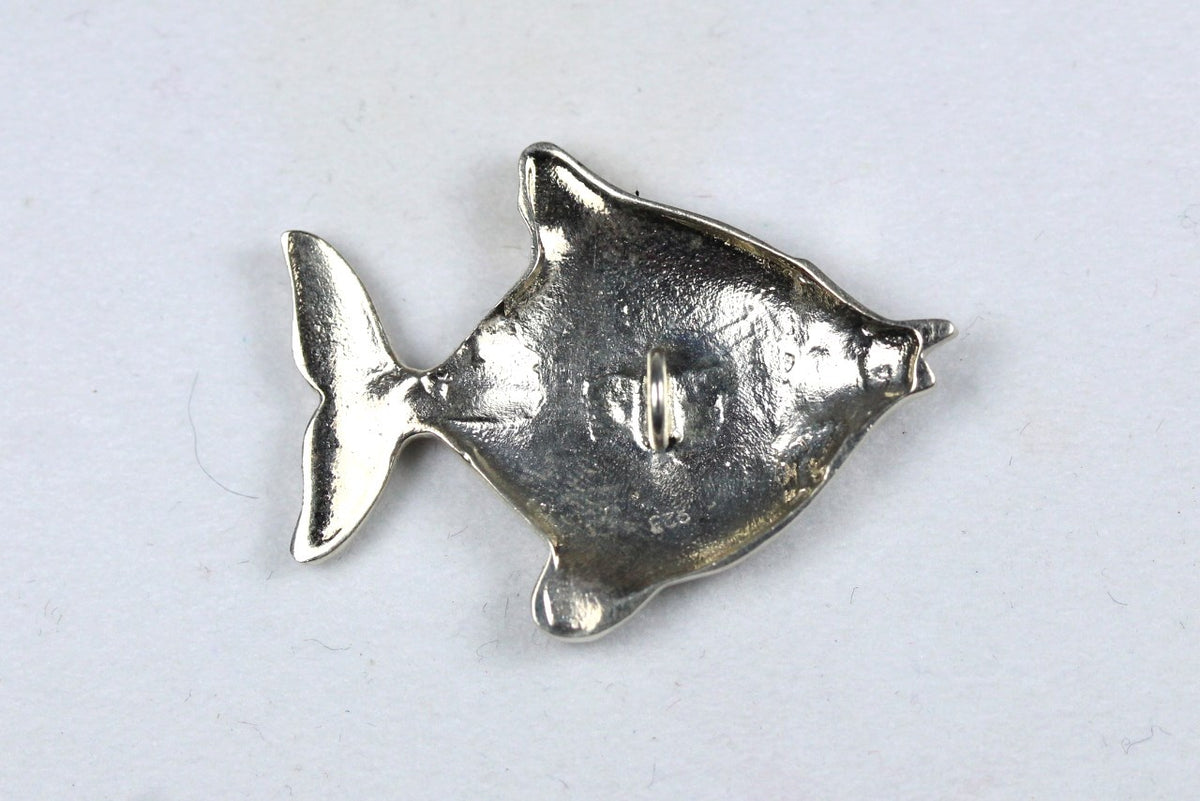 Sterling Silver Flounder Charm