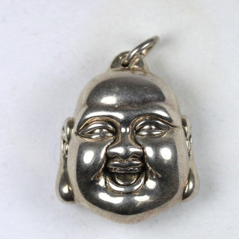 Sterling Silver Smiling Buddha Charm