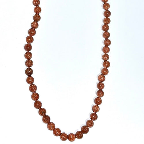 Sunstone Beaded Necklace