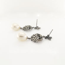 Antique Diamond and Pearl Earrings