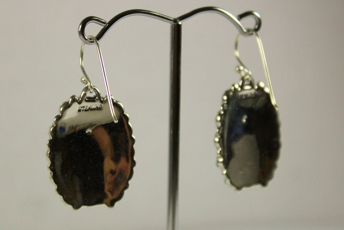 Sterling Silver Turquoise Drop Earrings
