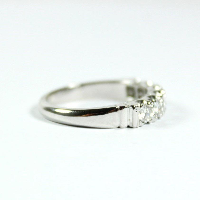 Vintage 18ct White Gold  Diamond Band