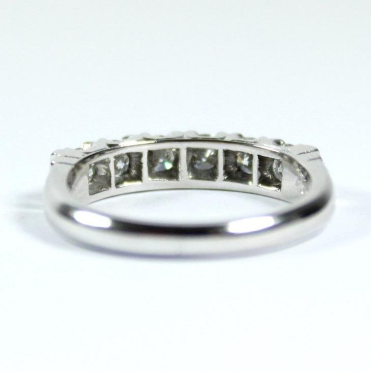 Vintage 18ct White Gold  Diamond Band