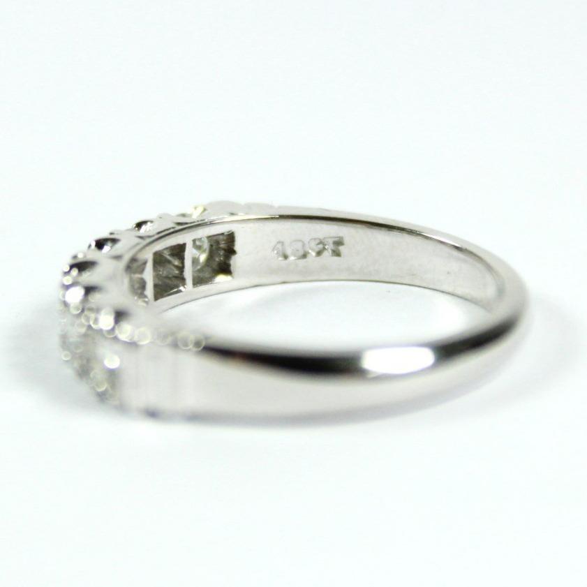 Vintage 18ct White Gold  Diamond Band