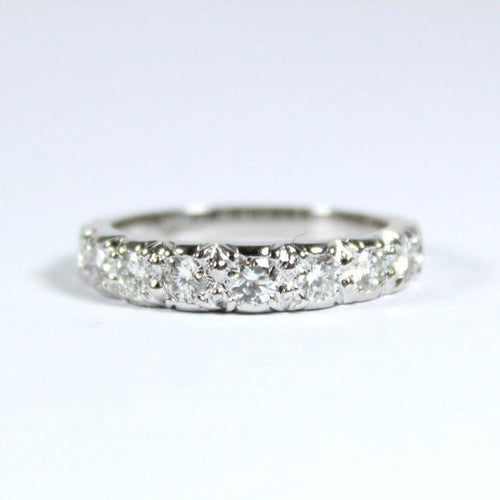 Vintage 18ct White Gold Diamond Band