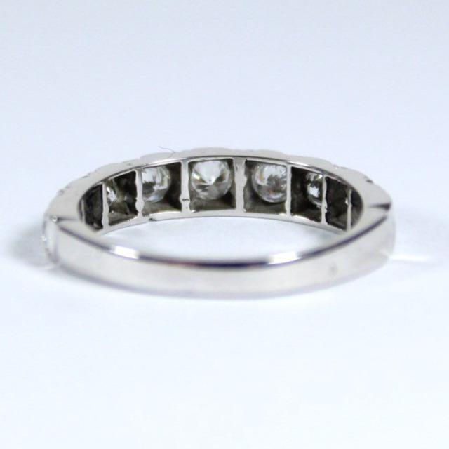 Vintage 18ct White Gold Diamond Band