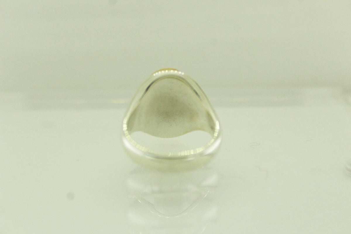 Vintage Yellow Moonstone Ring