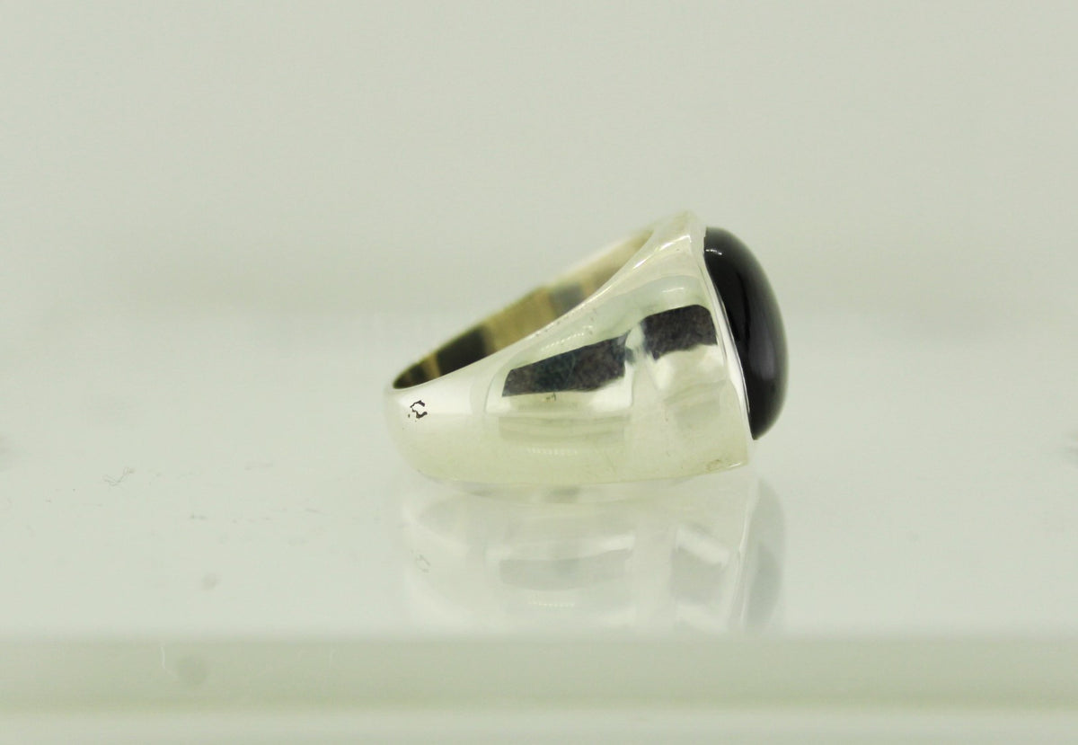 Sterling Silver Onyx Ring