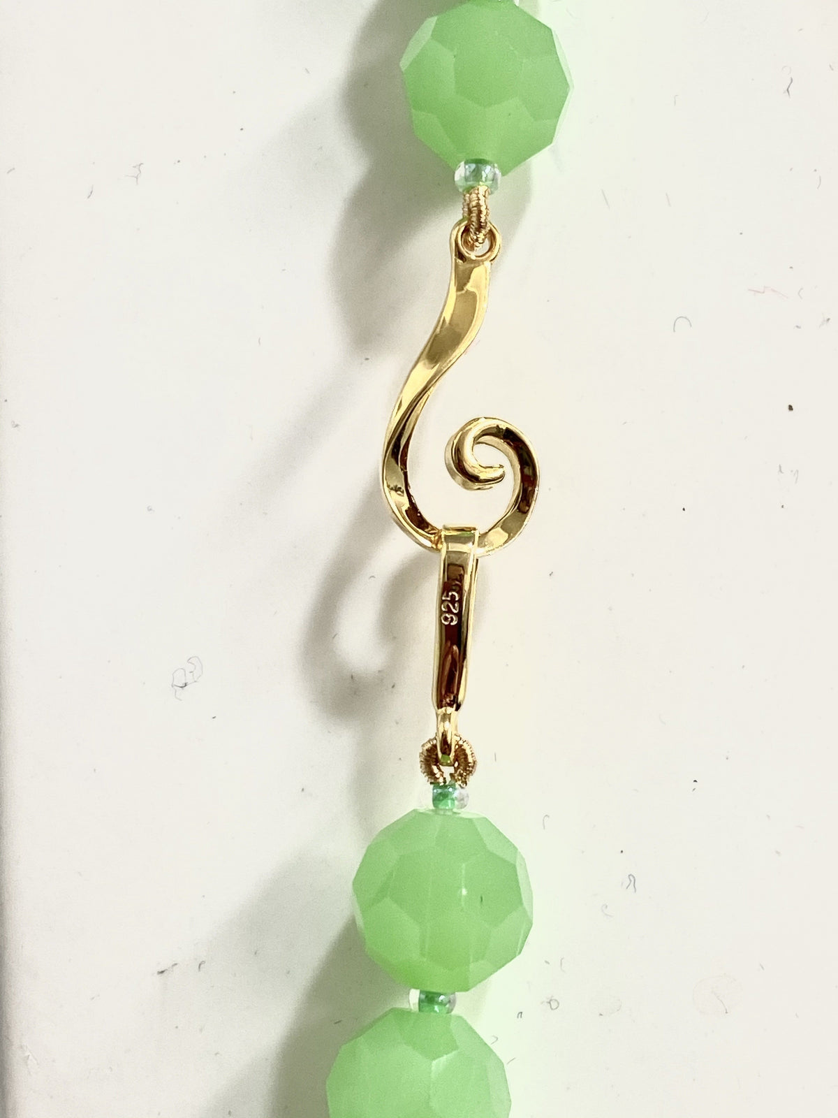 Lime Green Multi-Strand Necklace