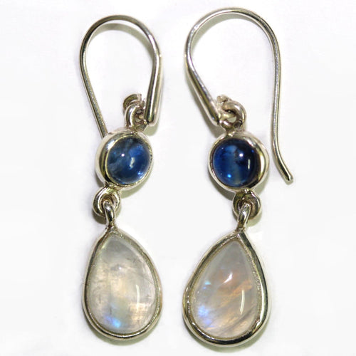 Sterling Silver Moonstone Kyantine Earrings