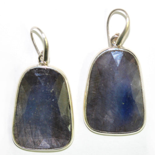 Sterling Silver Sapphire Earrings