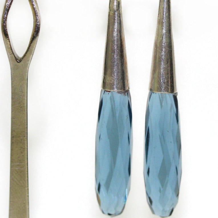 Swarovski Crystal Sterling Silver Earrings