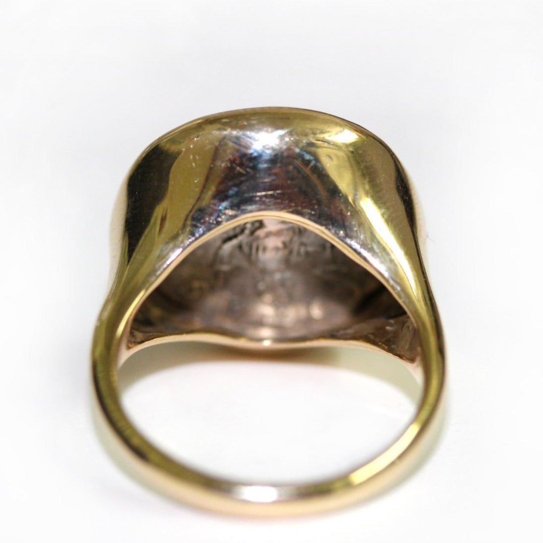 9ct Yellow Gold Antoninus Pius Coin Ring