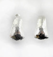 Sterling Silver Hammered Texture Stud Earrings