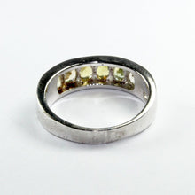 Sterling Silver Yellow Sapphire Band