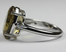 9ct White Gold 5ct Dravite Tourmaline Dress Ring