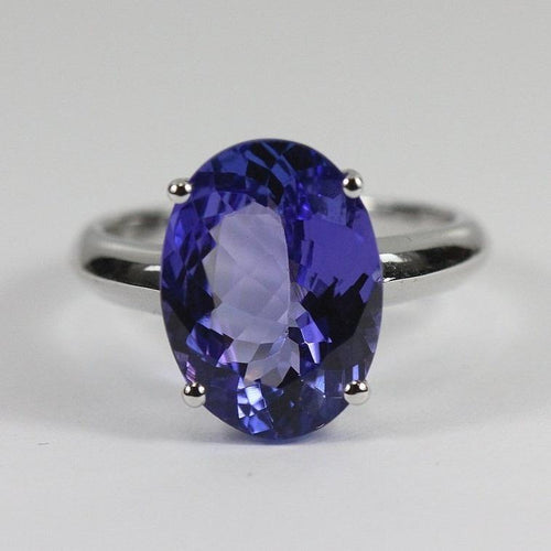 9ct White Gold Tanzanite Ring