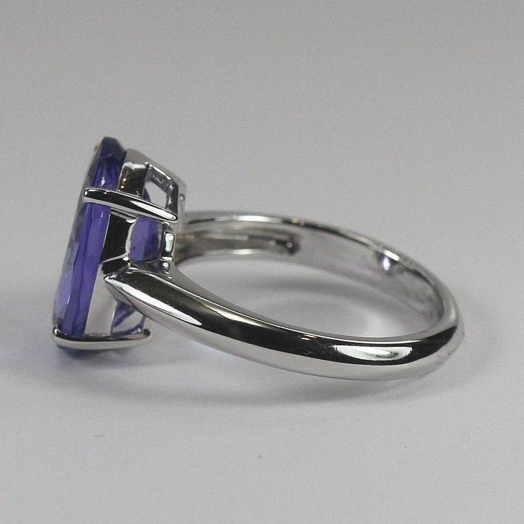 9ct White Gold Tanzanite Ring