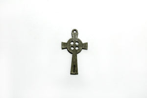 Sterling Silver Circular Celtic Design Cross