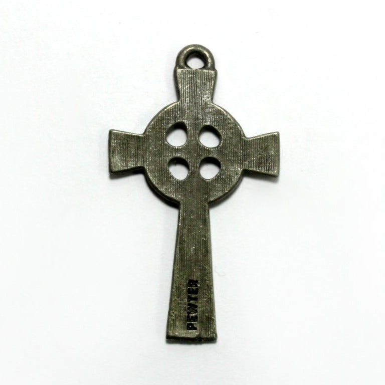 Pewter Circular Celtic Cross Pendant