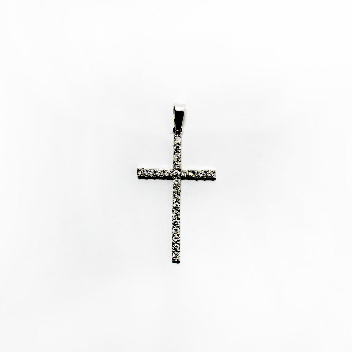 Sterling Silver Cubic Zirconia Cross