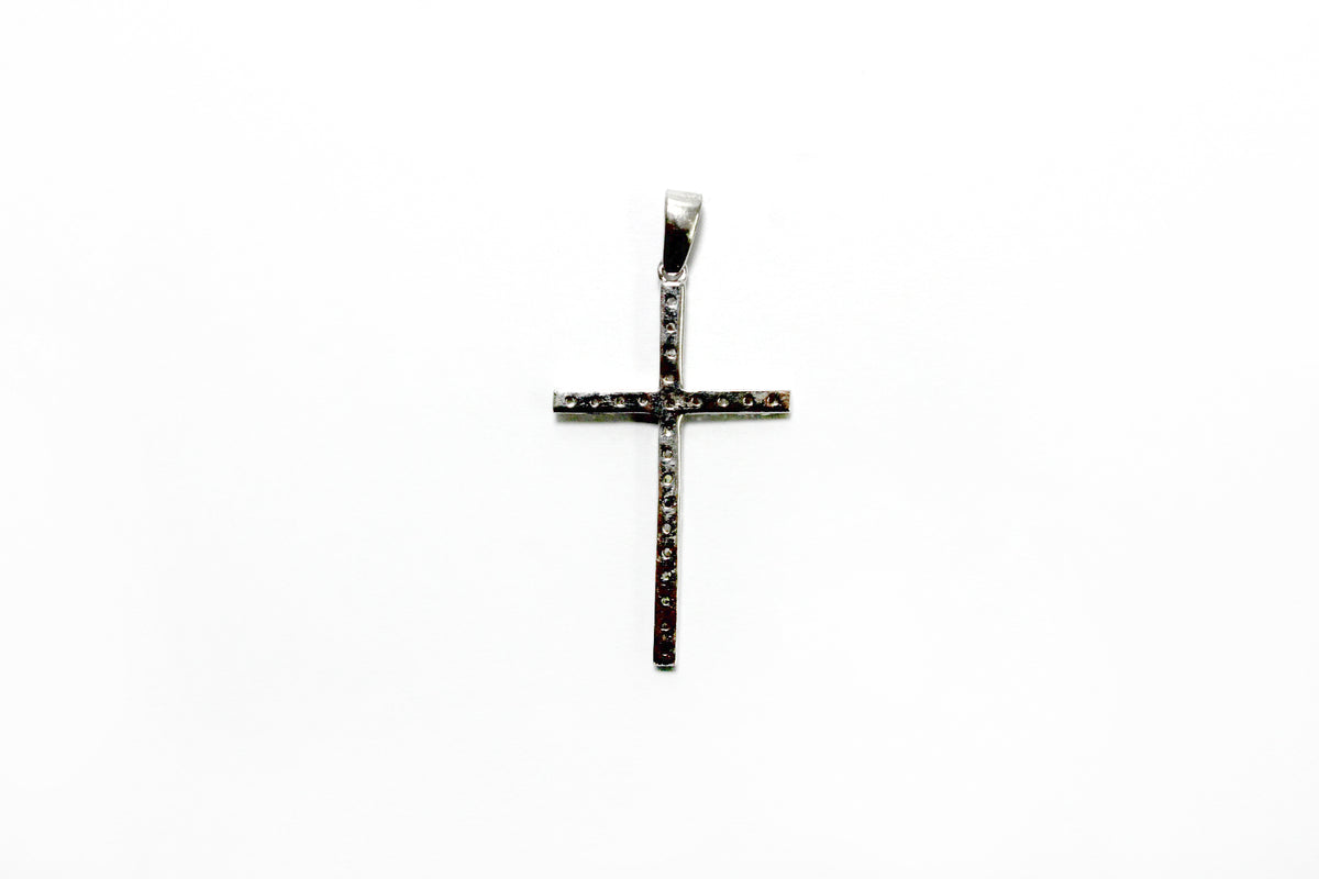 Sterling Silver Cubic Zirconia Cross