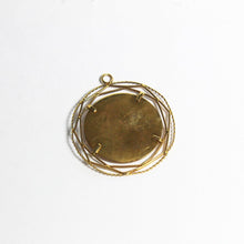 Antique 9ct Yellow Gold English Springer Spaniel Medallion