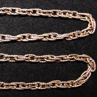 Vintage Sterling Silver Interlocked Chain