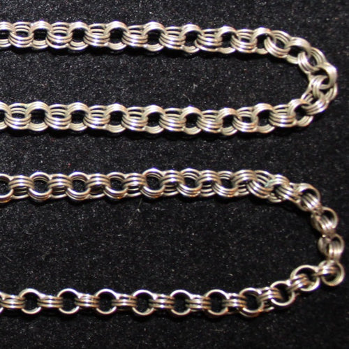 Antique Sterling Silver Fob Chain