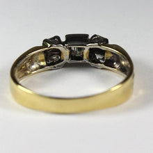 Antique 18ct Yellow and White Gold Diamond Ring (V)