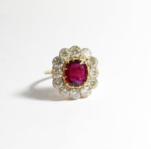 Natural Ruby and Diamond Ring (POA)