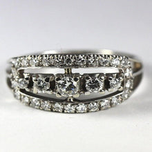 18ct White Gold Contemporary Diamond Ring