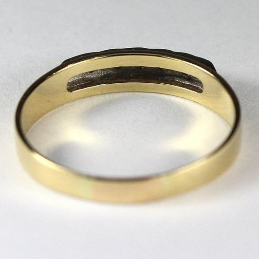 Vintage Retro 18ct Yellow Gold Diamond Band (V)