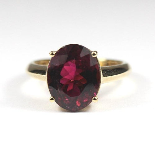 9ct Yellow Gold Mulberry Tourmaline Ring