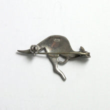 Vintage Sterling Silver Marcasite Wallaby Brooch