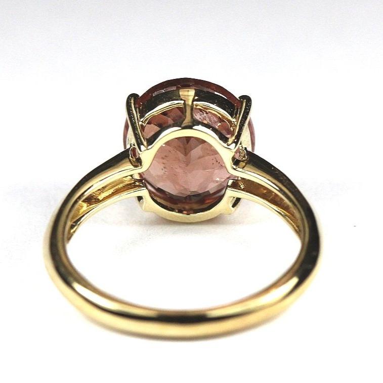 9ct Yellow Gold Pink Tourmaline Ring