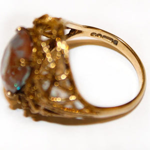 9ct Yellow Gold Sapphirette Ring