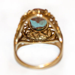 9ct Yellow Gold Sapphirette Ring