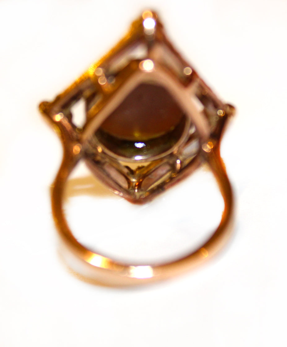 9ct Rose Gold Cameo Ring