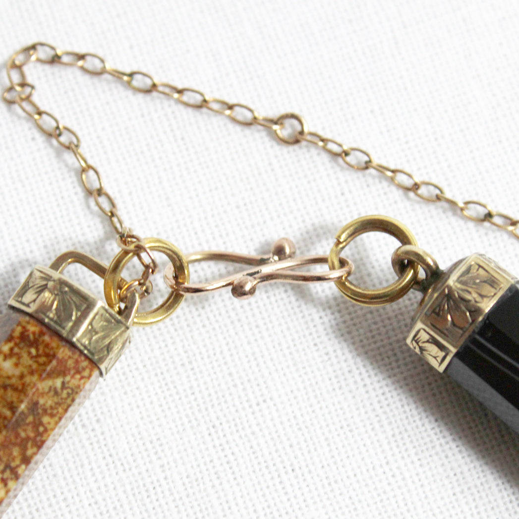Antique Agate, Carnelian, Bloodstone and Jasper Bracelet