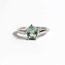 9ct White Gold 1.15ct Blue Tourmaline Ring
