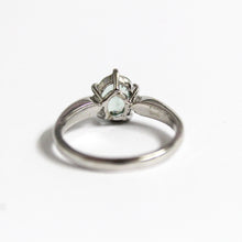 9ct White Gold 1.15ct Blue Tourmaline Ring