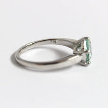 9ct White Gold 1.15ct Blue Tourmaline Ring