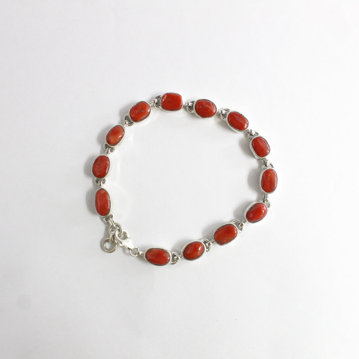 Sterling Silver Momo Coral Bracelet
