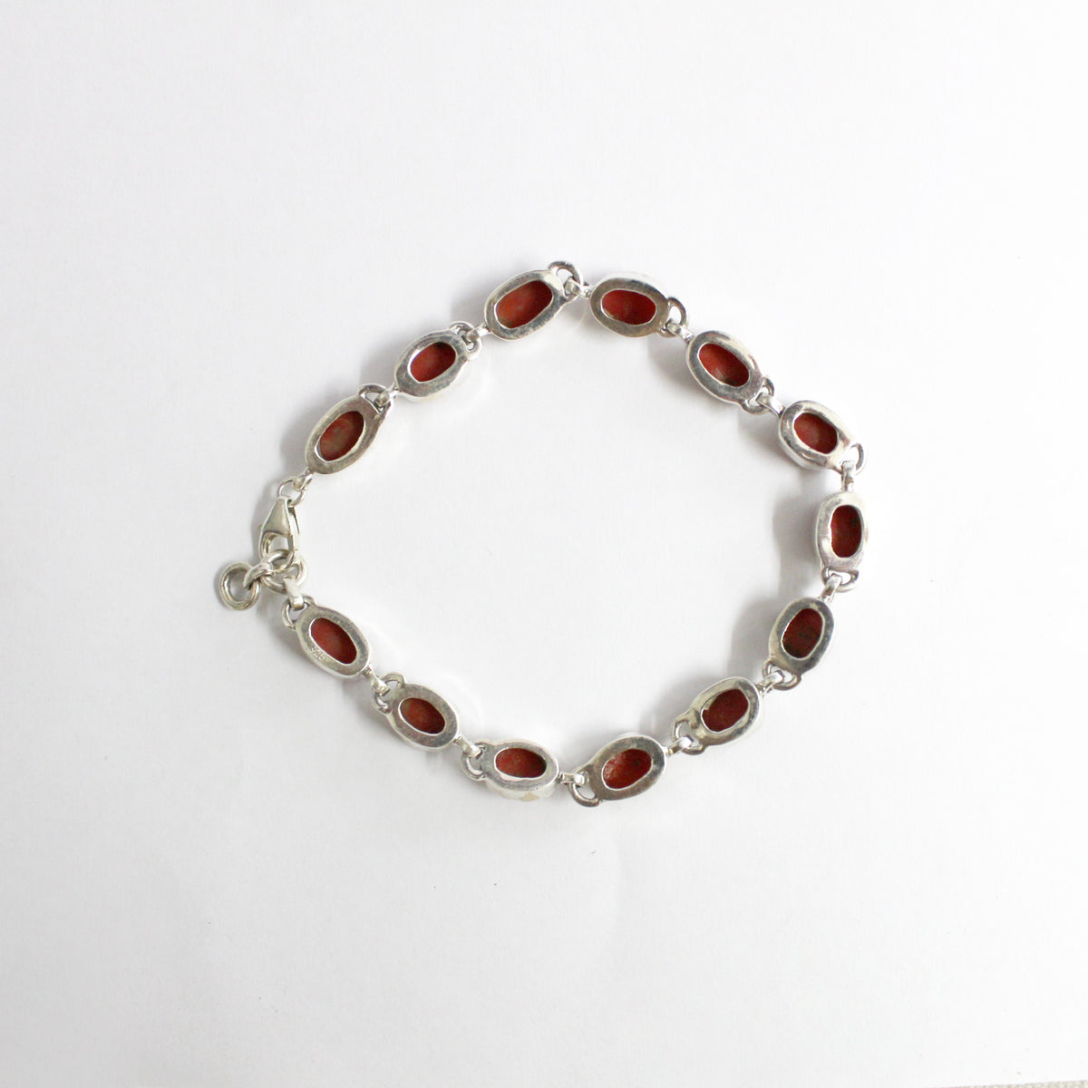 Sterling Silver Momo Coral Bracelet