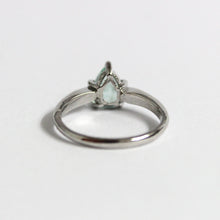 9ct White Gold 0.75ct Blue Tourmaline Ring