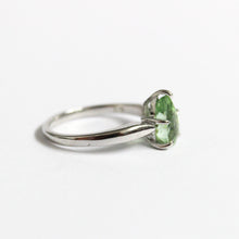 9ct White Gold 1.28ct Green Tourmaline Ring
