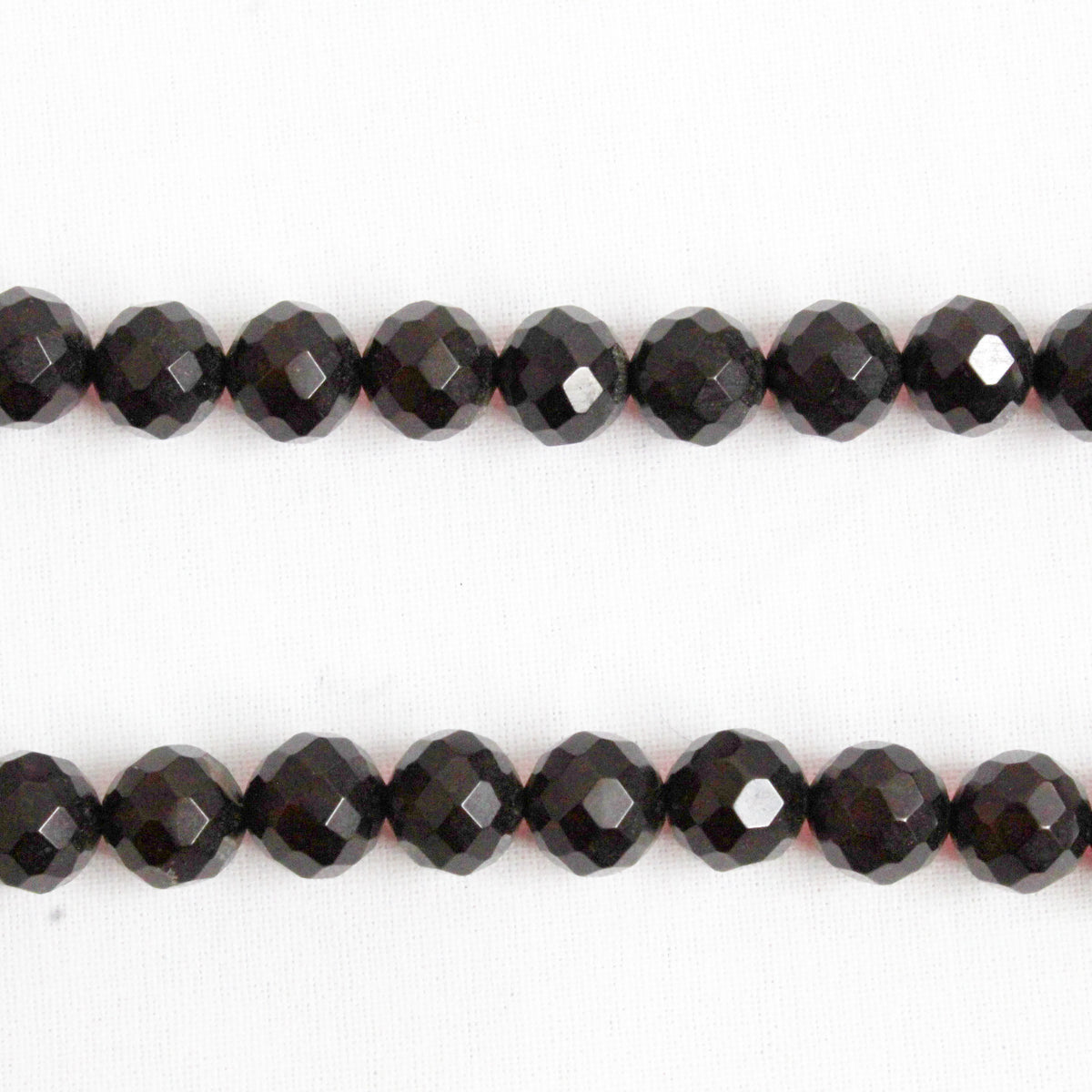 Antique Blood Red Faceted Bakelite Beaded Necklace