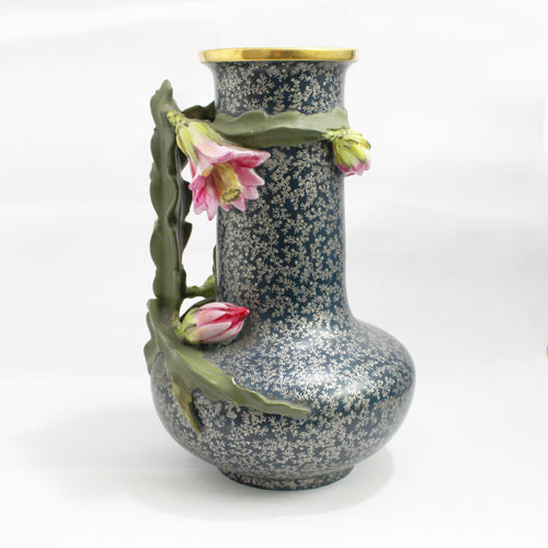 Antique Bishop and Stonier Blooming Cactus Vase